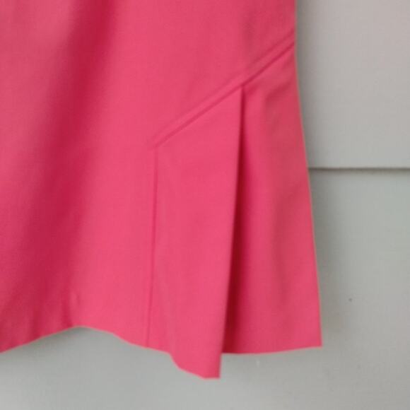 E P PRO Golf Tennis Skort Coral Red Pleats Pockets Size 4 Polyester Coolmax - Picture 7 of 9